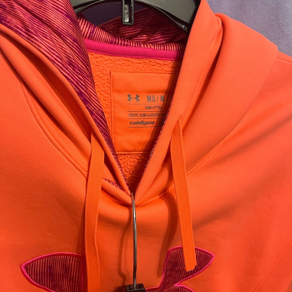 Under Armour Women's Hoodies - Purple, Orange, Pink - Picture 8 of 8